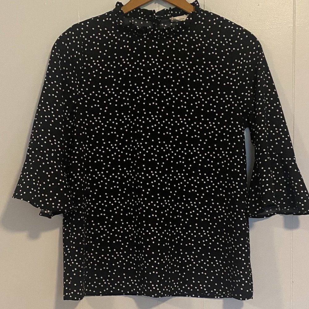 Les Amis Polka Dot Blouse